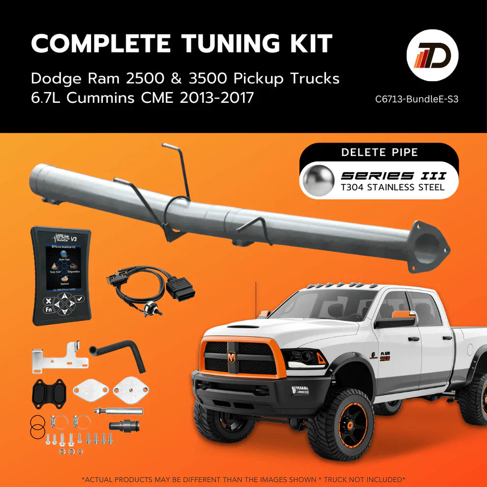 Ram Cummins 6.7L All-in-One DPF/DEF/EGR Delete Kit (2013-2021)